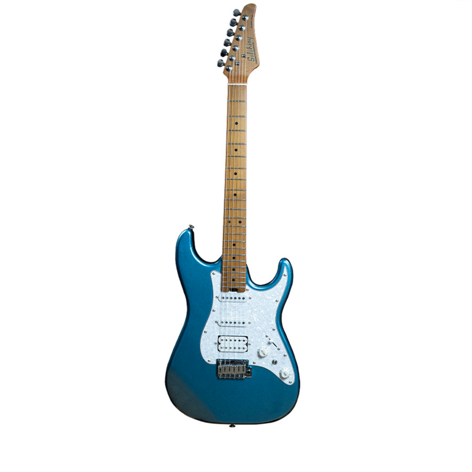 Soloking MS-1 Classic HSS Roasted Maple Metallic Light Blue