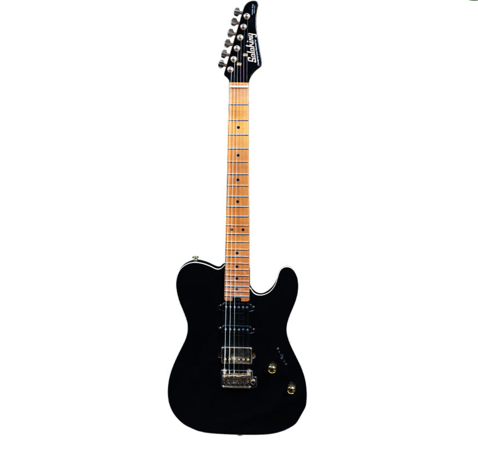 Soloking MT-1 Custom HSS Roasted Maple FB Black