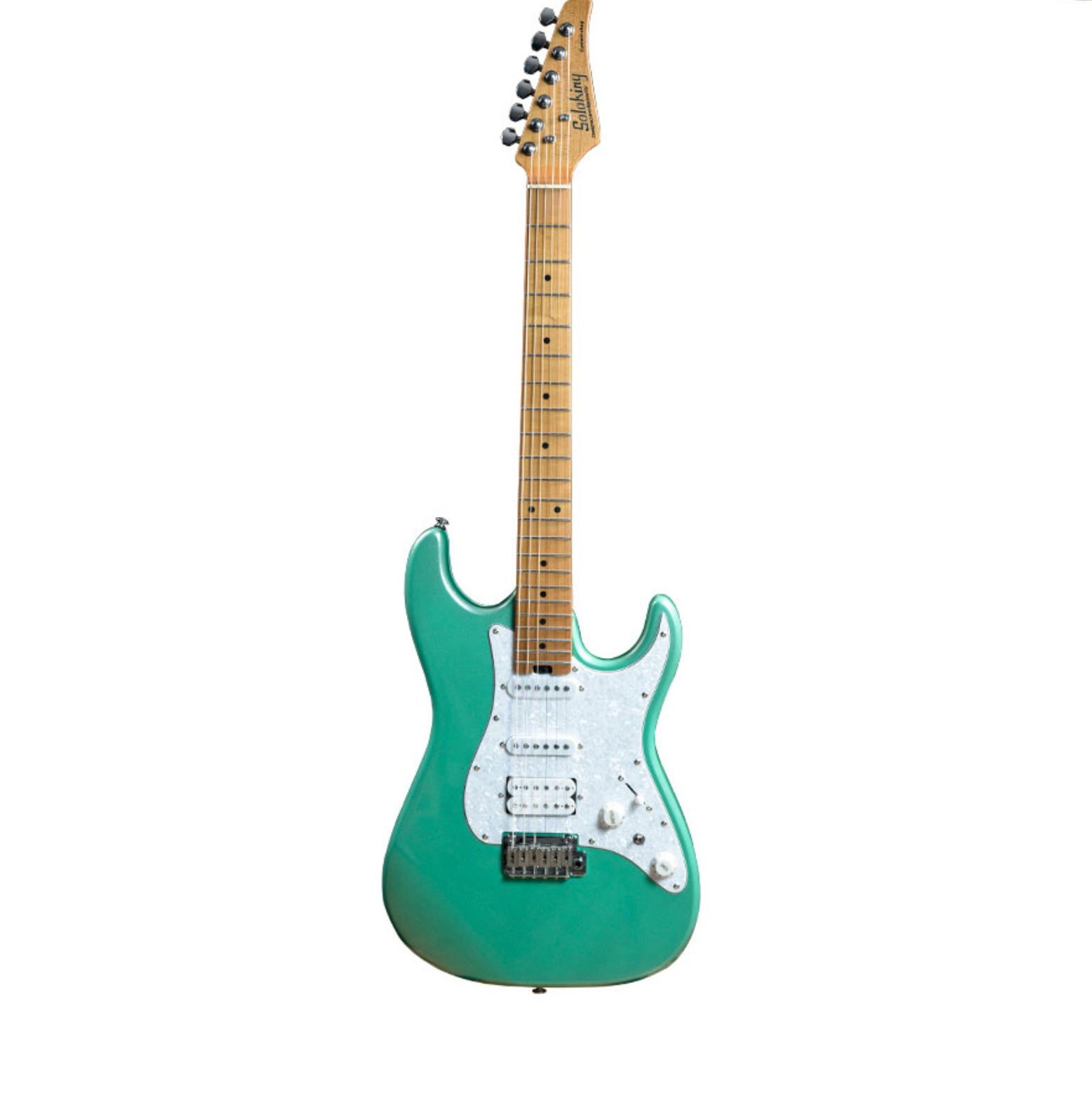 Soloking MS-1 Classic HSS Roasted Maple Metallic Light Green