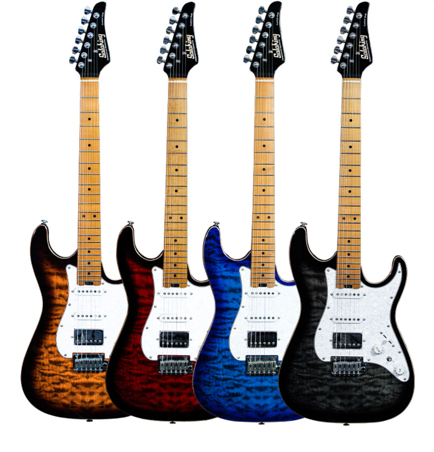 Soloking MS-3 Custom HSS Quilted Maple Top
