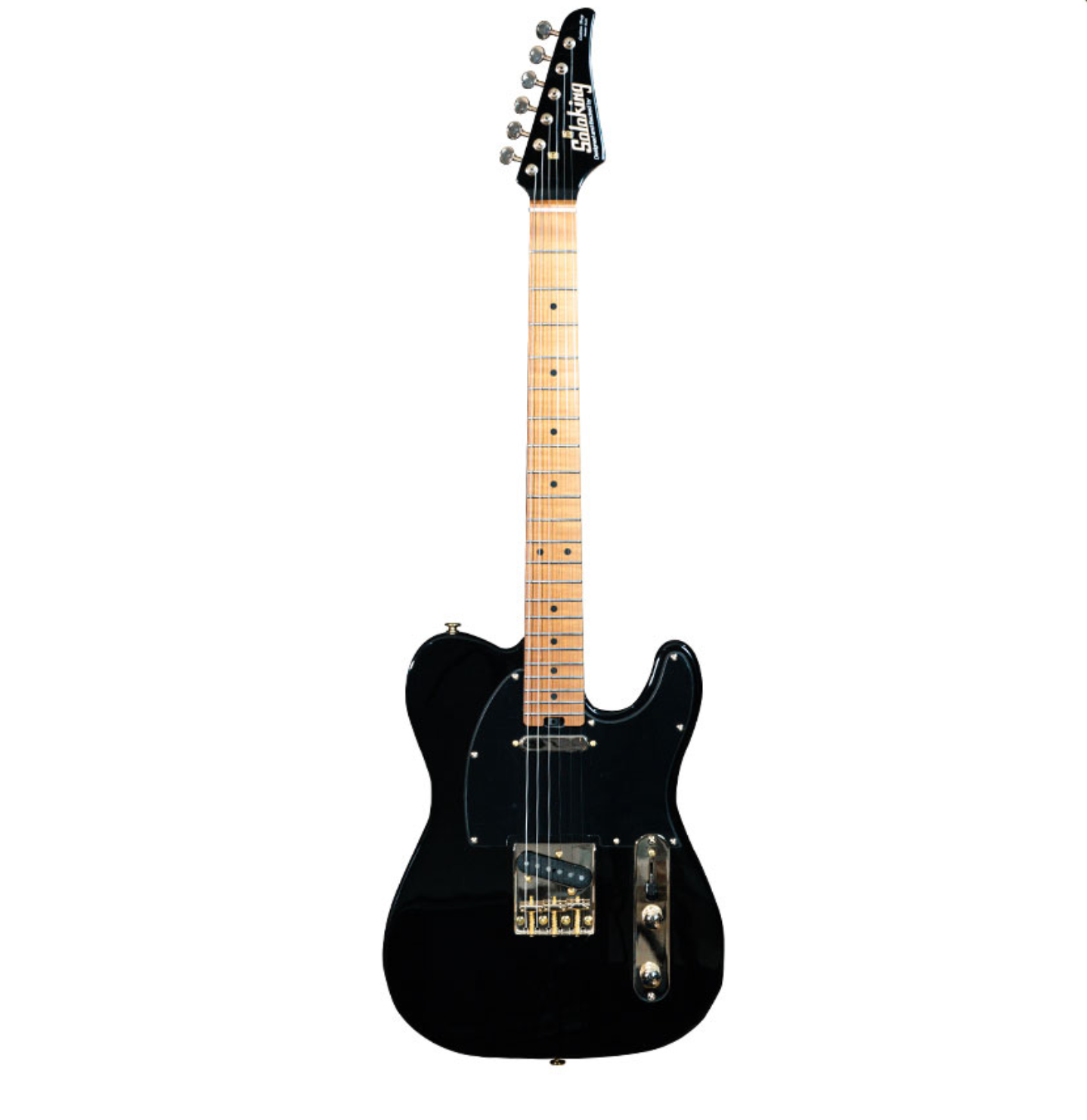 Soloking MT-1 Custom Roasted Maple FB Black Beauty