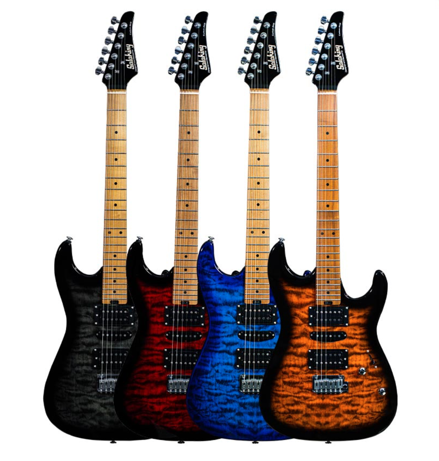 Soloking MS-2 Custom HSH Quilted Maple
