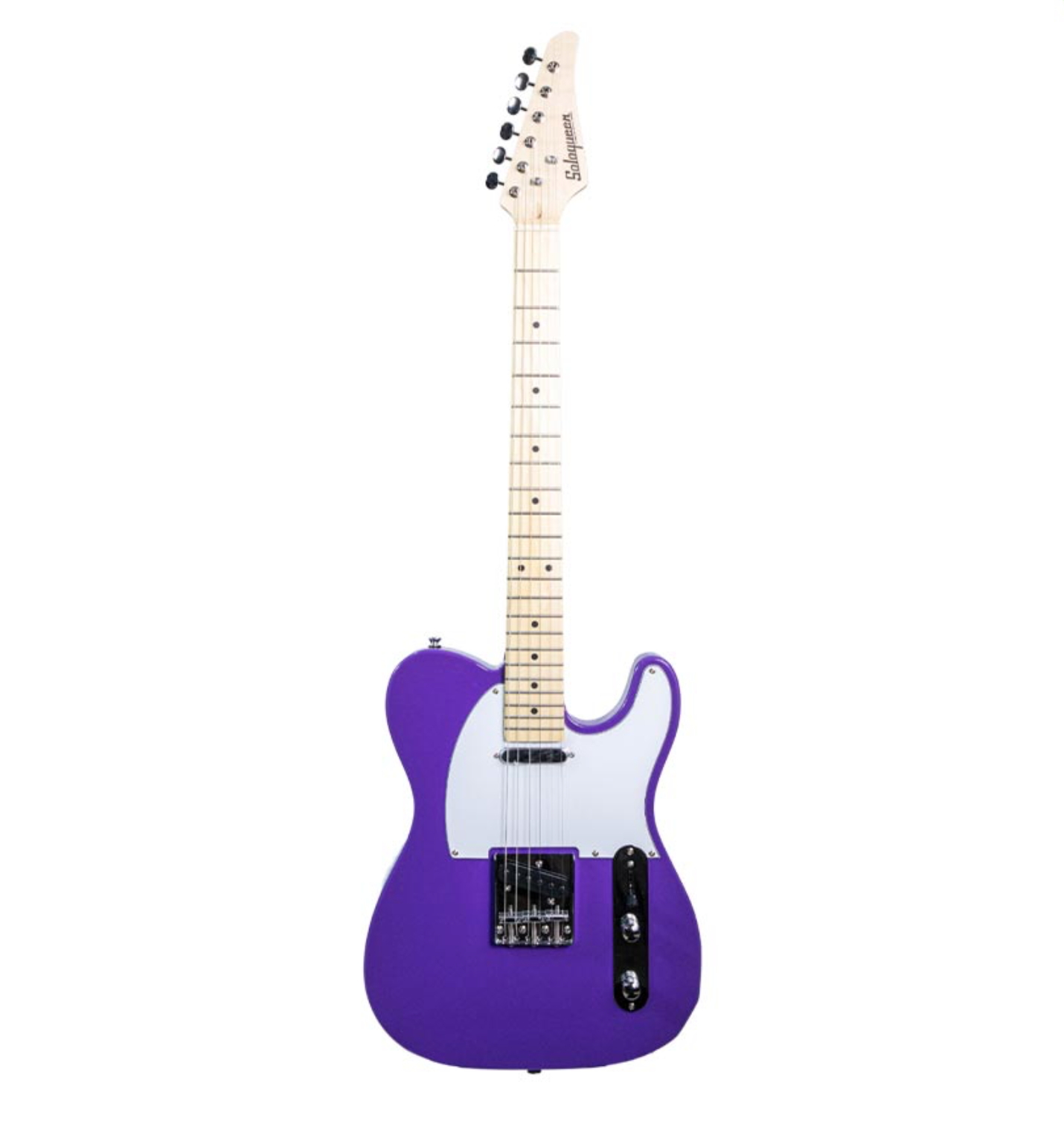 Soloqueen Maple FB Telecaster Lilac Purple