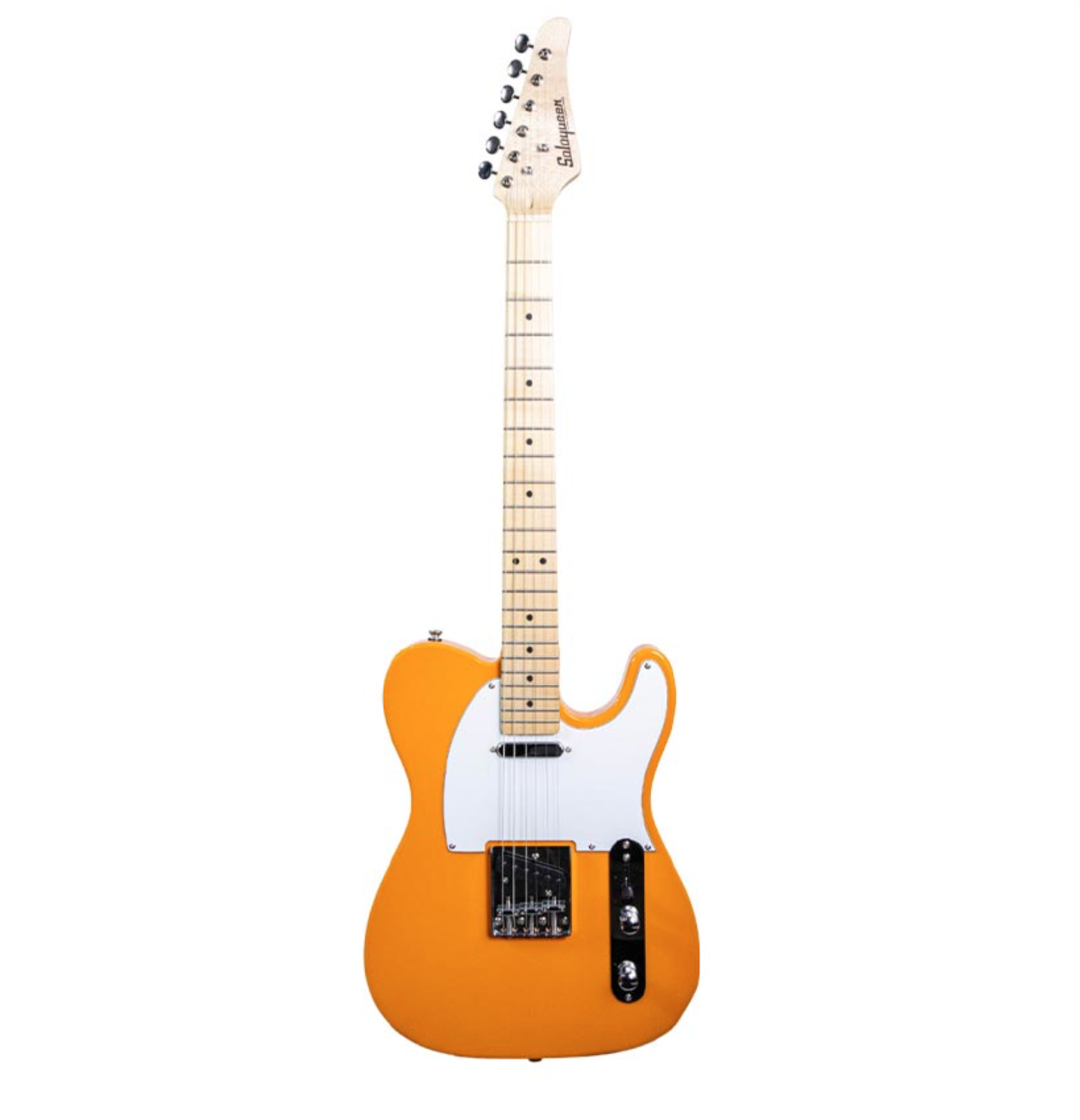 Soloqueen Maple FB Telecaster Orange Capri