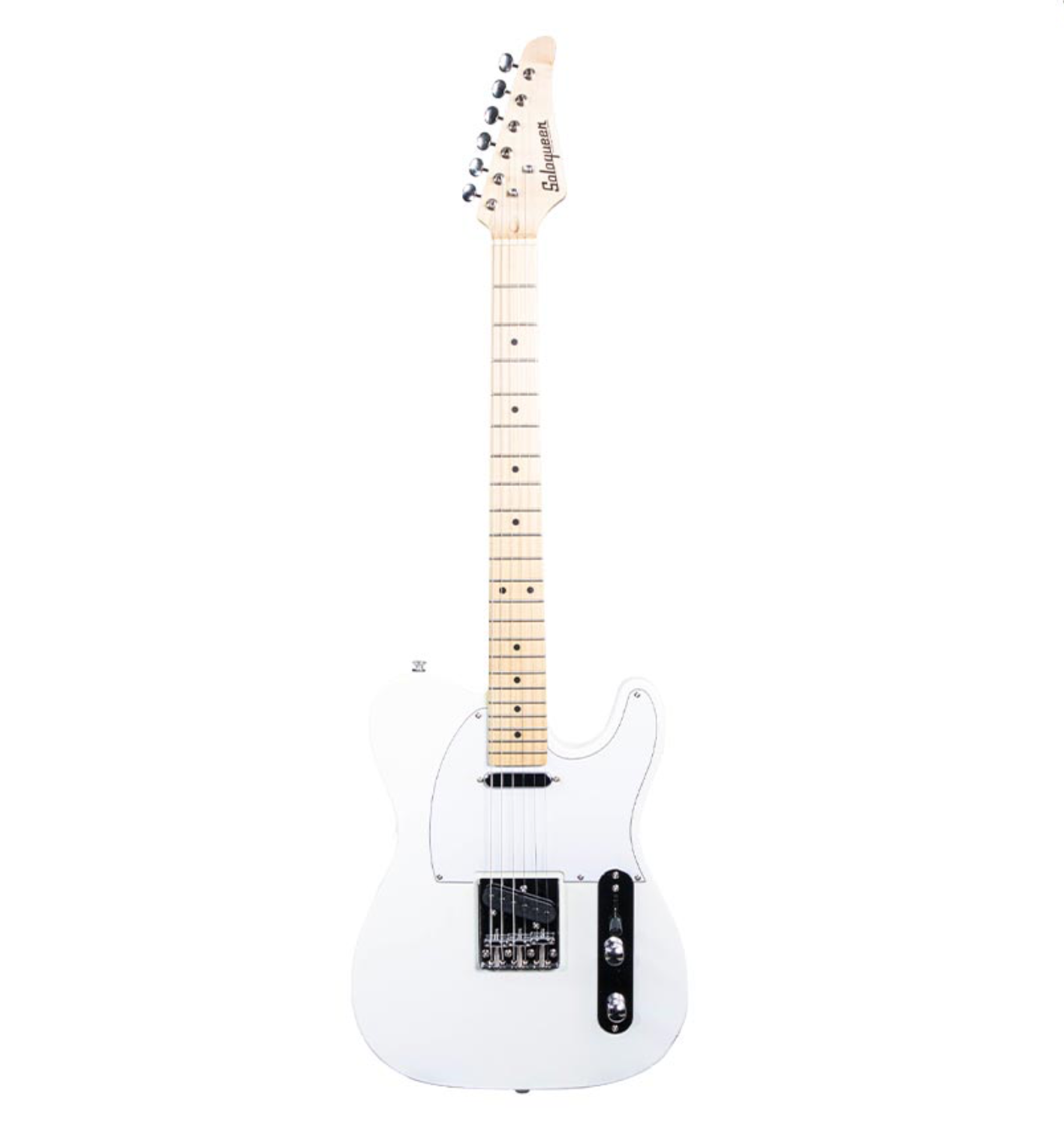 Soloqueen Maple FB Telecaster White