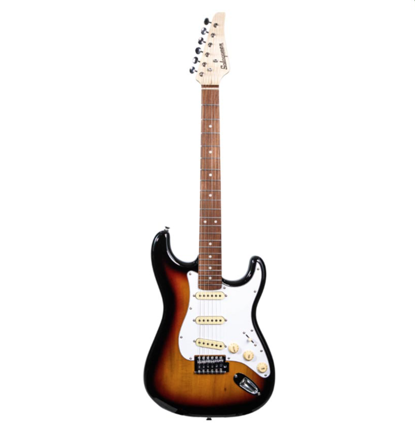 Soloqueen Stratocaster SSS Pau Ferro FB Sunburst