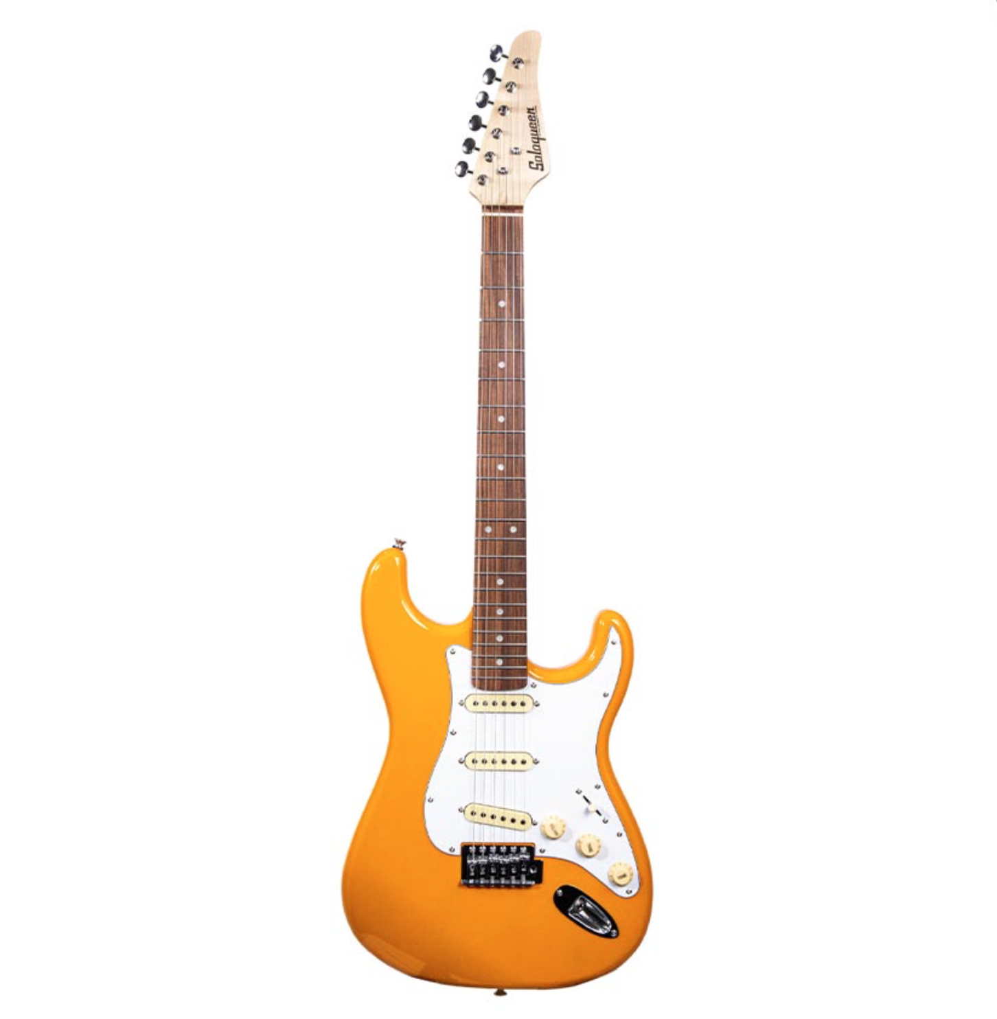 Soloqueen Stratocaster SSS Pau Ferro FB Orange Capri