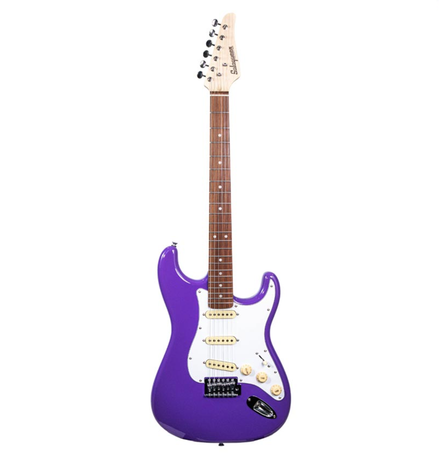 Soloqueen Stratocaster SSS Pau Ferro FB Lilac Purple
