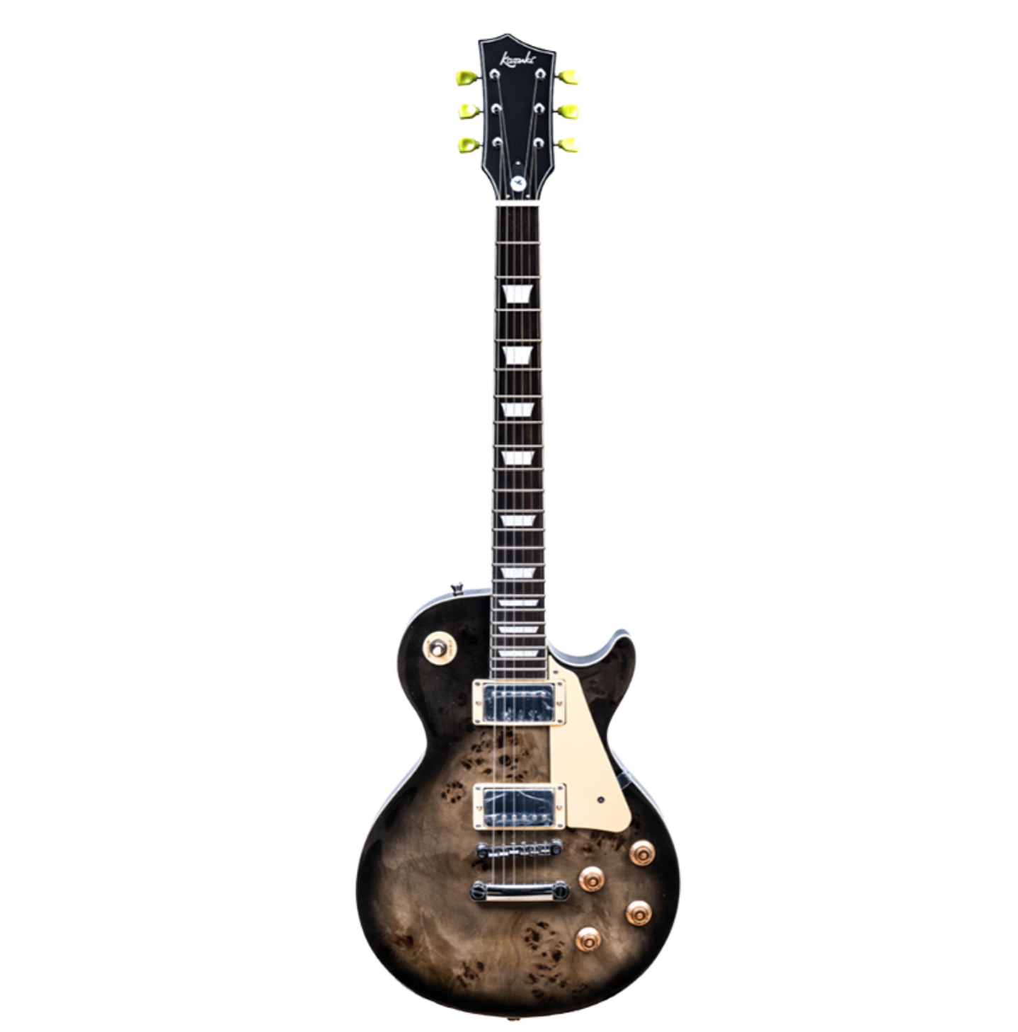 Kazuki Dragon Les Paul Charcoal Black