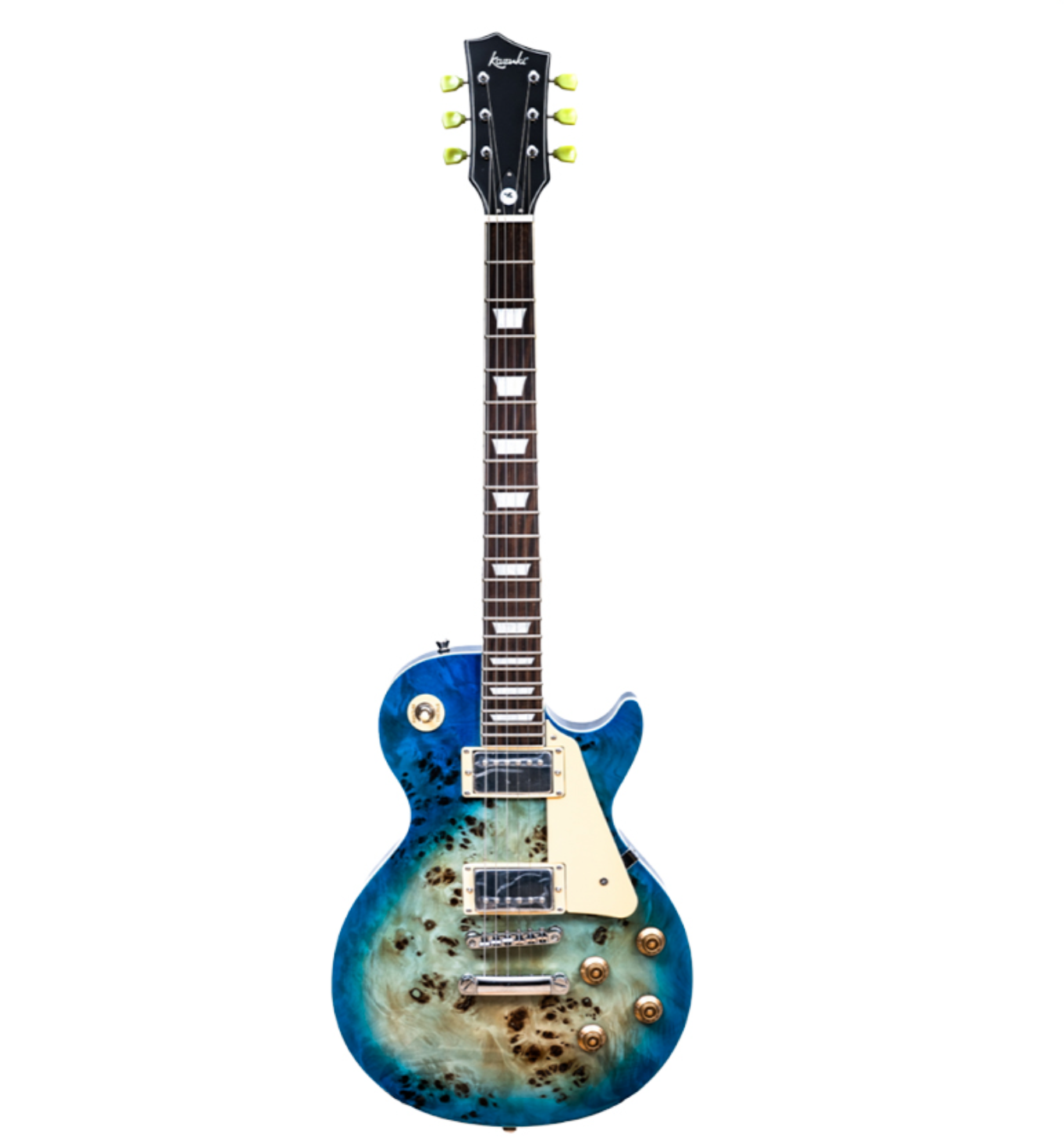 Kazuki Dragon Les Paul Ocean Blue