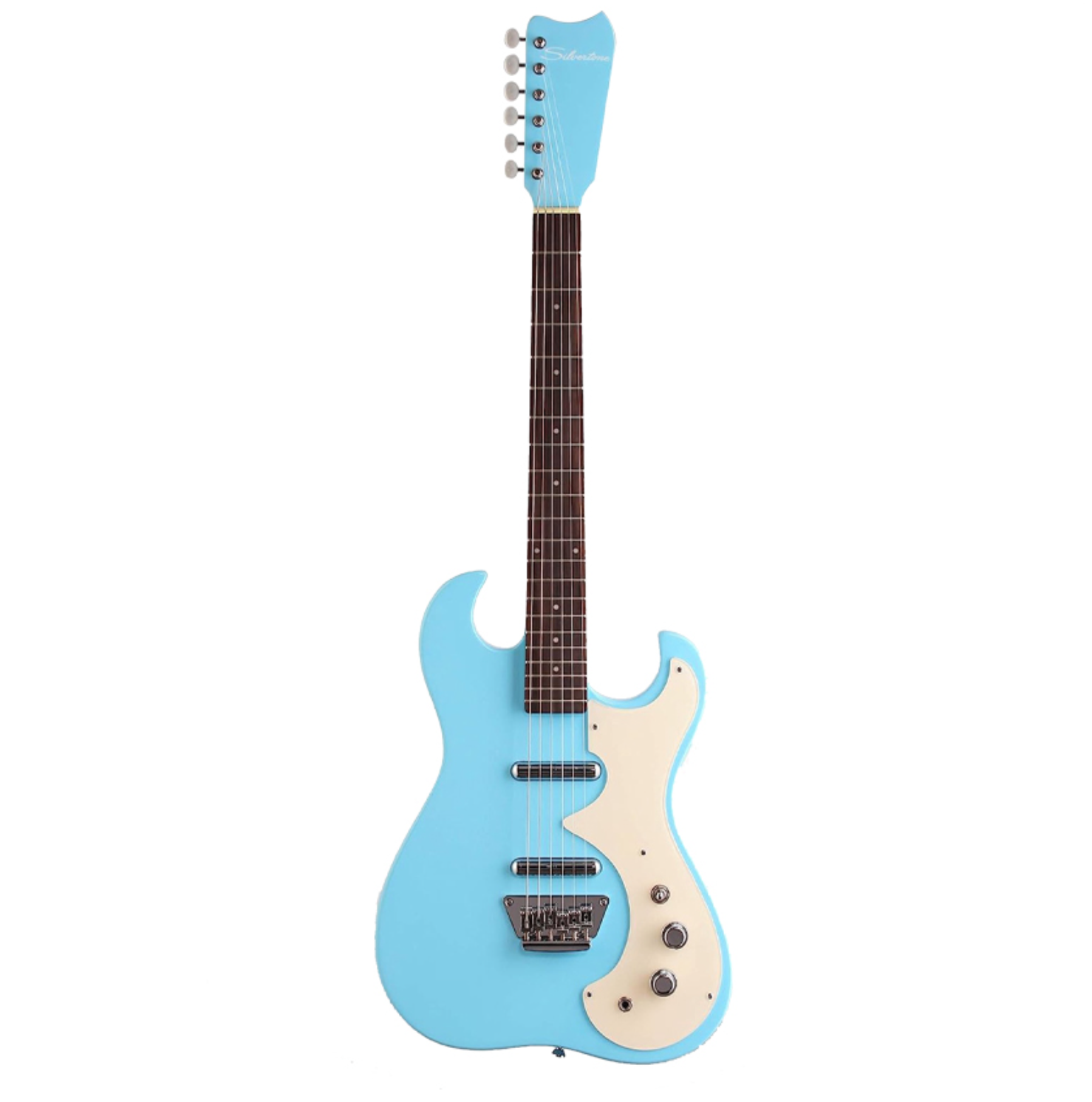 Silvertone Amp In Case 1449 Daphne Light Blue