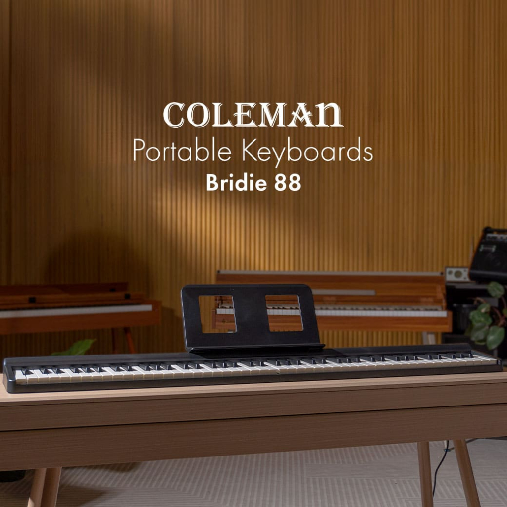 Coleman Birdie X88 Digital Piano, Black