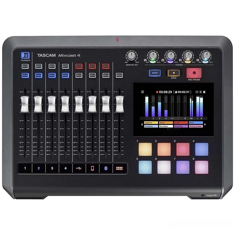 Tascam Mixcast 4 พอดแคสต์ มิกเซอร์