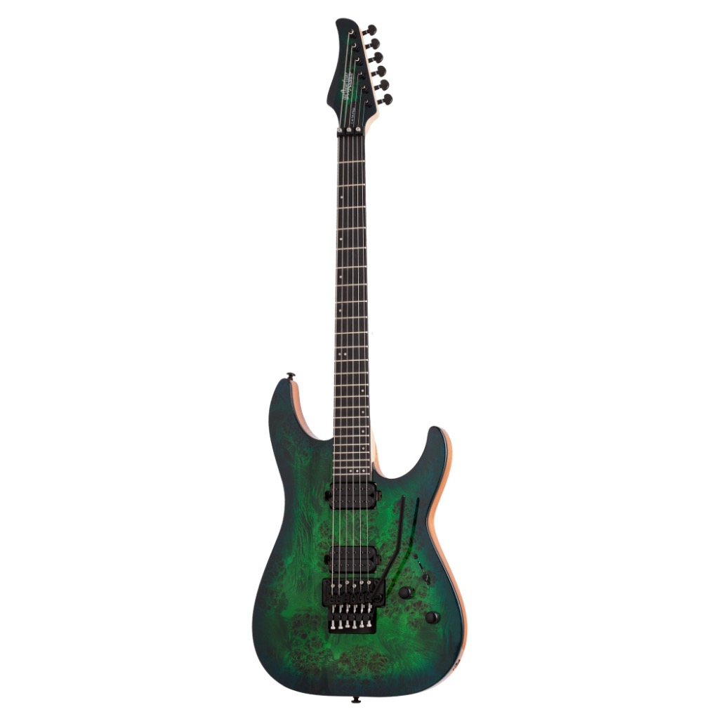 Schecter C-6 FR Pro กีตาร์ไฟฟ้า (Aqua Burst (AQB))