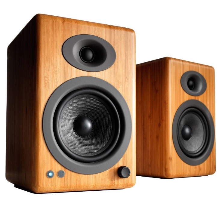 Audioengine A5+ Wireless ลำโพงมอนิเตอร์ (Bamboo)