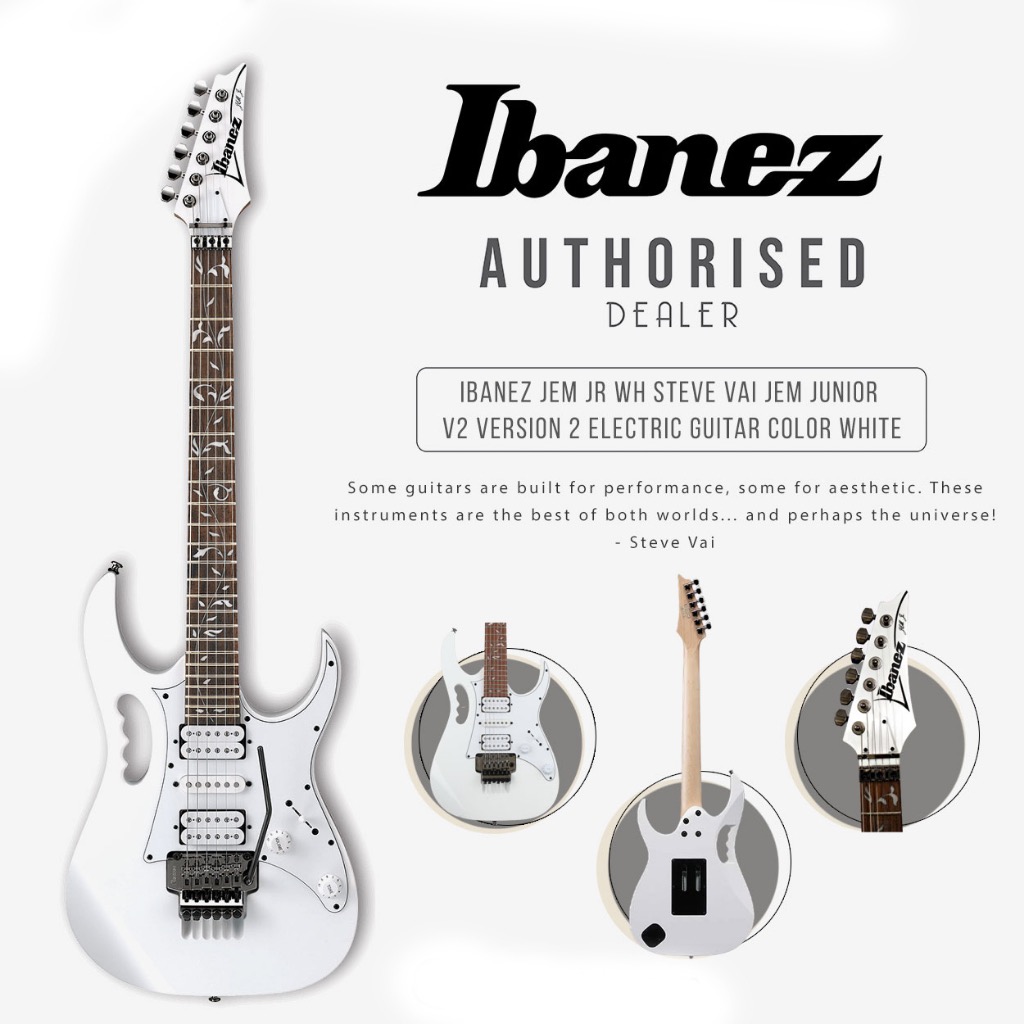 Ibanez JEM-JR กีต้าร์ไฟฟ้า (White)