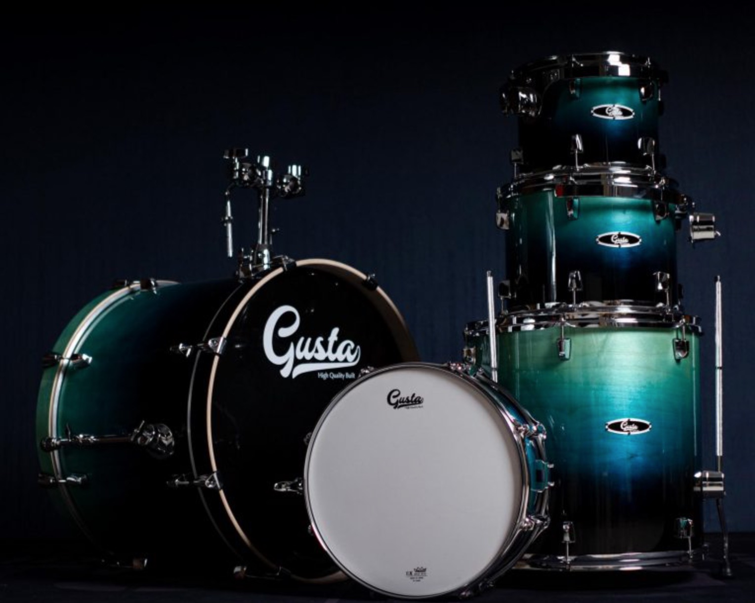 Gusta Knight กลองชุด (Ocean Blue)