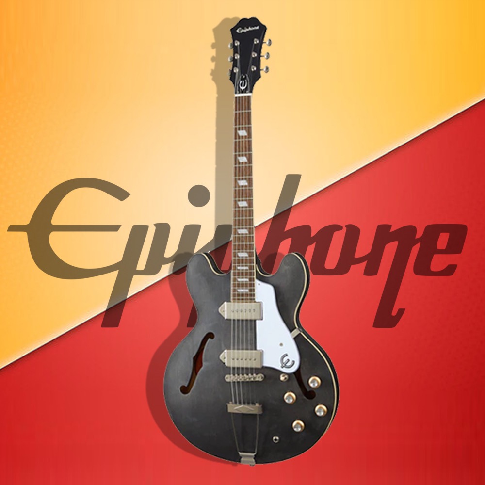 Epiphone Casino Worn กีตาร์ไฟฟ้า (Worn Ebony)
