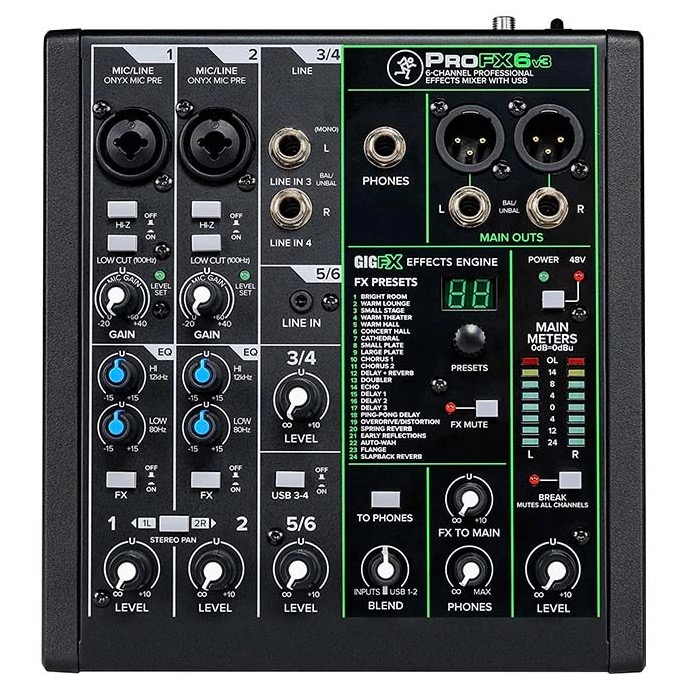 Mackie ProFX6v3 มิกเซอร์