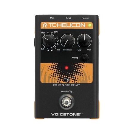 TC Helicon VoiceTone E1 Echo & Tap Delay เอฟเฟคร้อง